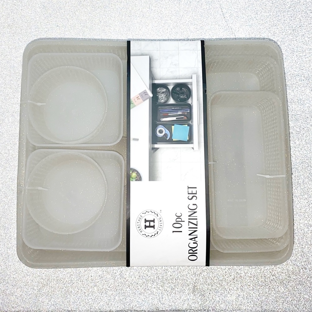 Heritage Living 10 pc Organizing Set